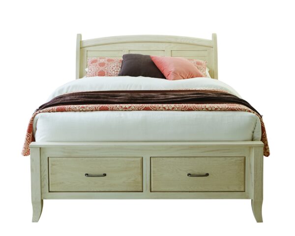 Tribeca Queen Arch Panel Bed with End Drawers