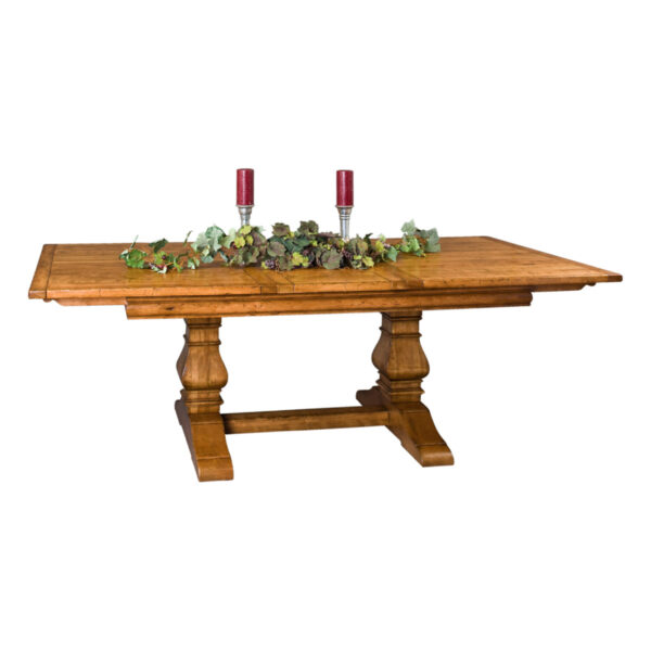 469 Tuscany Trestle Extension Table extended