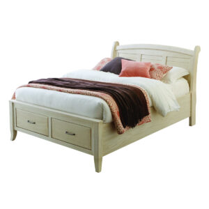Tribeca Queen Arch Panel Bed with End Drawers