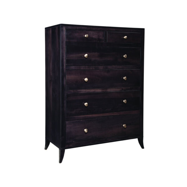 Adrienne 7 Drawer Chest in Charcoal