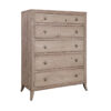 5 drawer Adrienne Chest in Sand