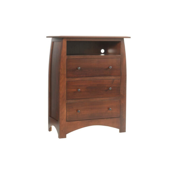 Bordeaux Chest with open shelf on top