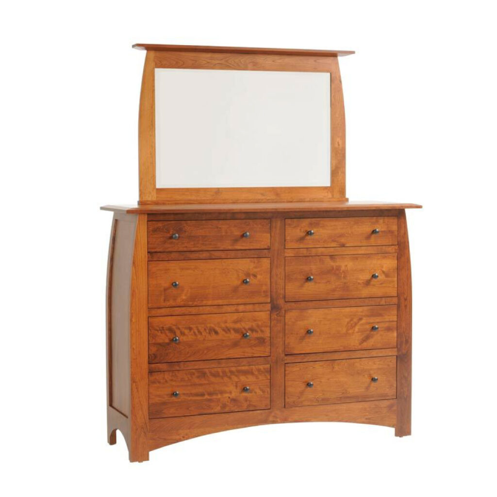 Bordeaux Tall Dresser with Matching mirror