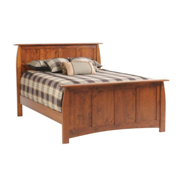 Bordeaux Panel Bed with High Footboard