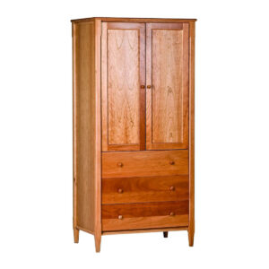 3-drawer, 2 door, shaker armoire