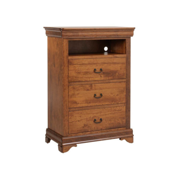Versailles chest with open shelf at top