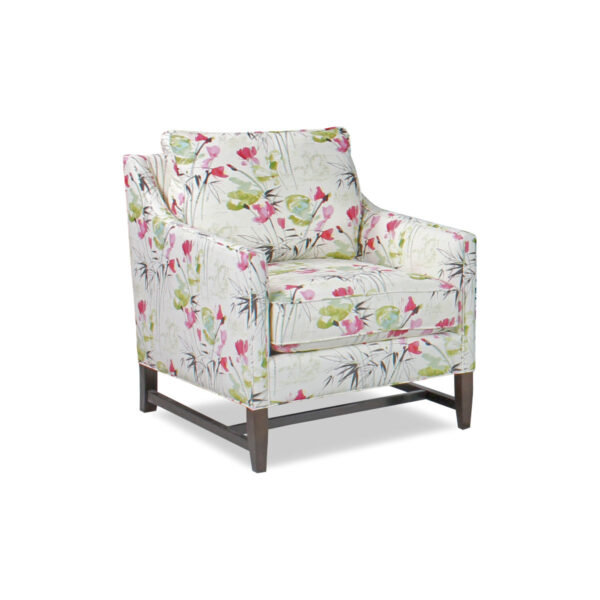 Tiffany Chair with Floral Pattern Fabric