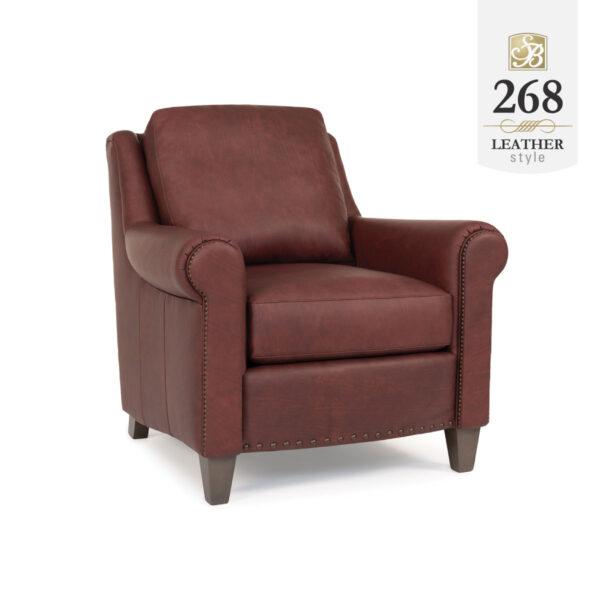 268 Leather Armchair by Smith Brothers of Berne