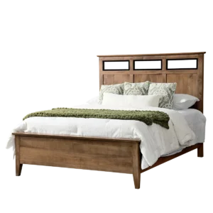 Otto Panel Bed with Black Inserts