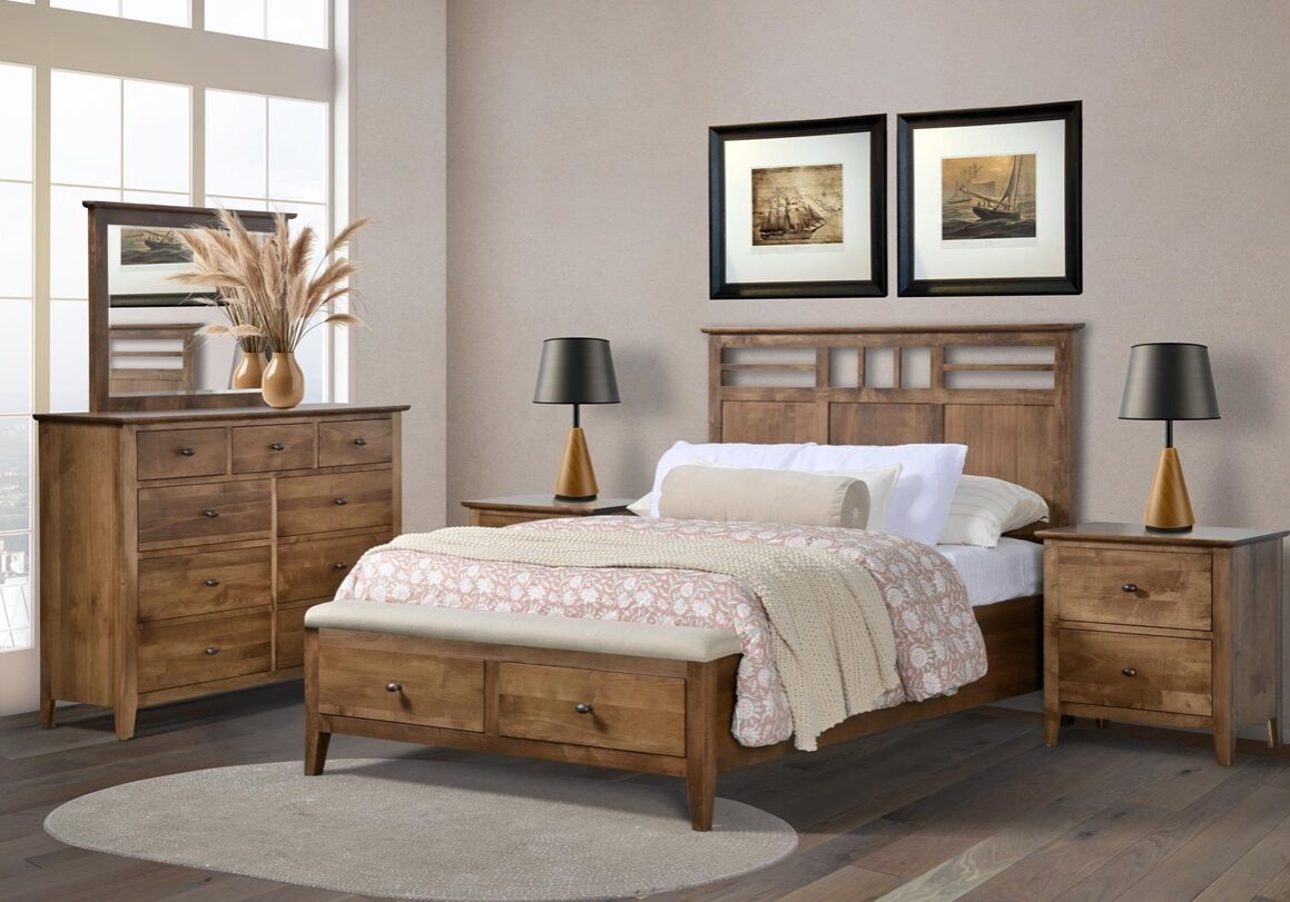 The Otto Collection of approachable bedroom furniture - featured at Plymouth Furniture